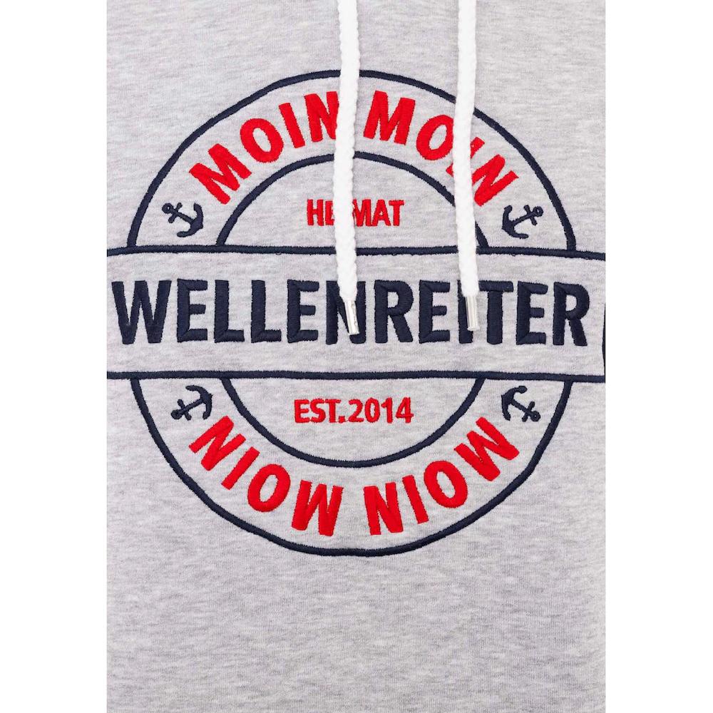 Zwillingsherz Hoodie »"Wellenreiter"« Mit Fronttaschen Und Kordel
