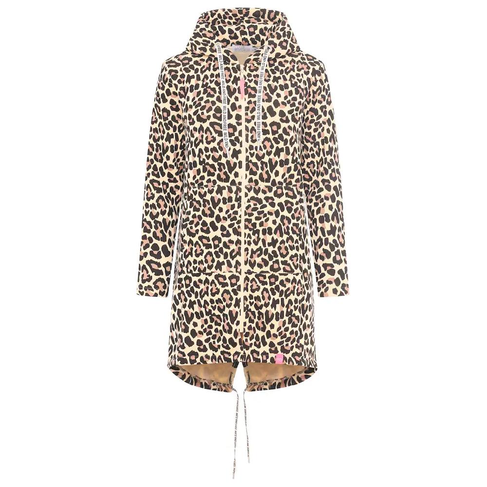 Zwillingsherz Jerseymantel »"Leo Dream"« mit Allover Leo Look mit Taschen