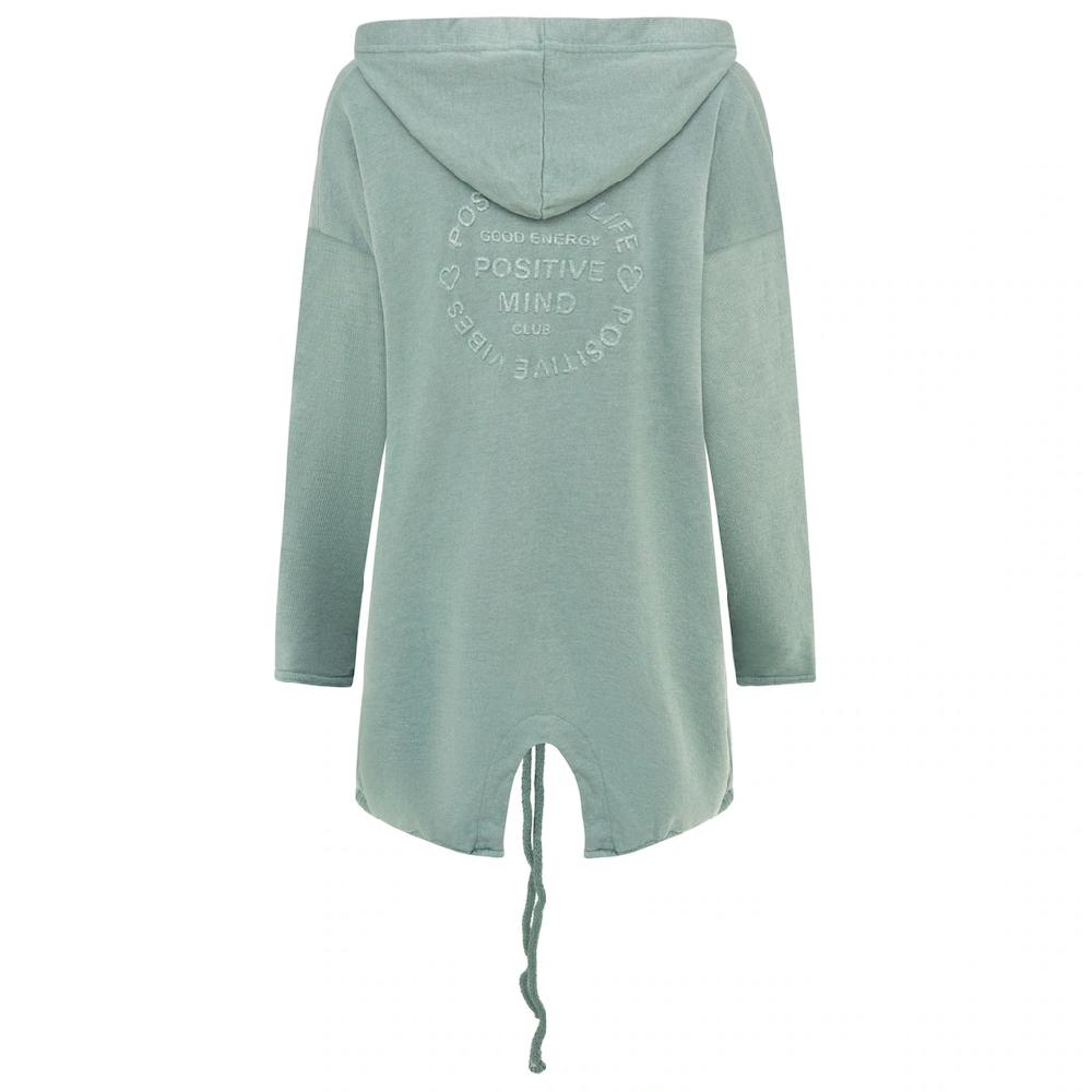 Zwillingsherz Jerseymantel »"Positive Mind"« Mit Hohem Baumwollanteil