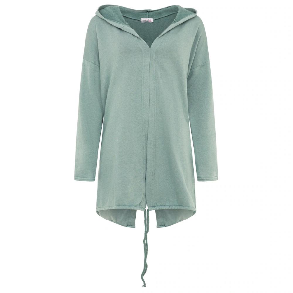 Zwillingsherz Jerseymantel »"Positive Mind"« mit hohem Baumwollanteil