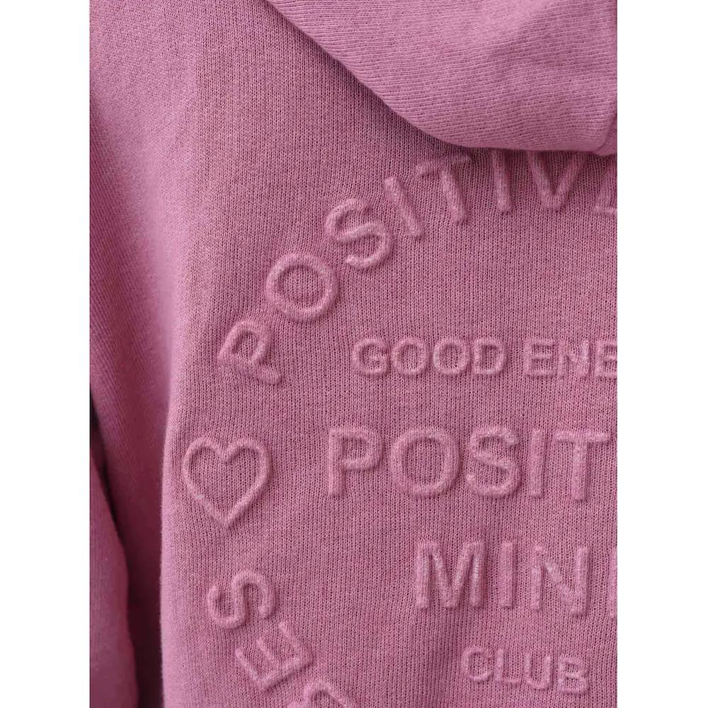 Zwillingsherz Jerseymantel »"Positive Mind"« Mit Kapuze Und "Positiv Mind" Schriftzug Auf Der Rückseite