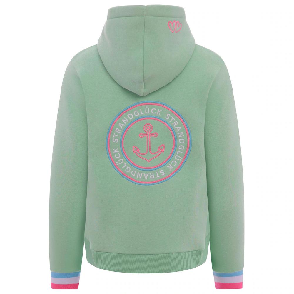 Zwillingsherz Kapuzensweatjacke