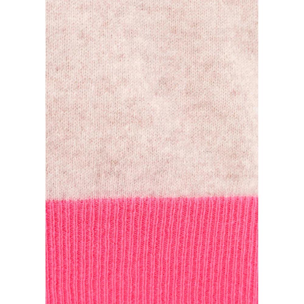 Zwillingsherz Kaschmirpullover »Roundneck With "Colored Edges"« Kaschmir Mit Kontrastbündchen