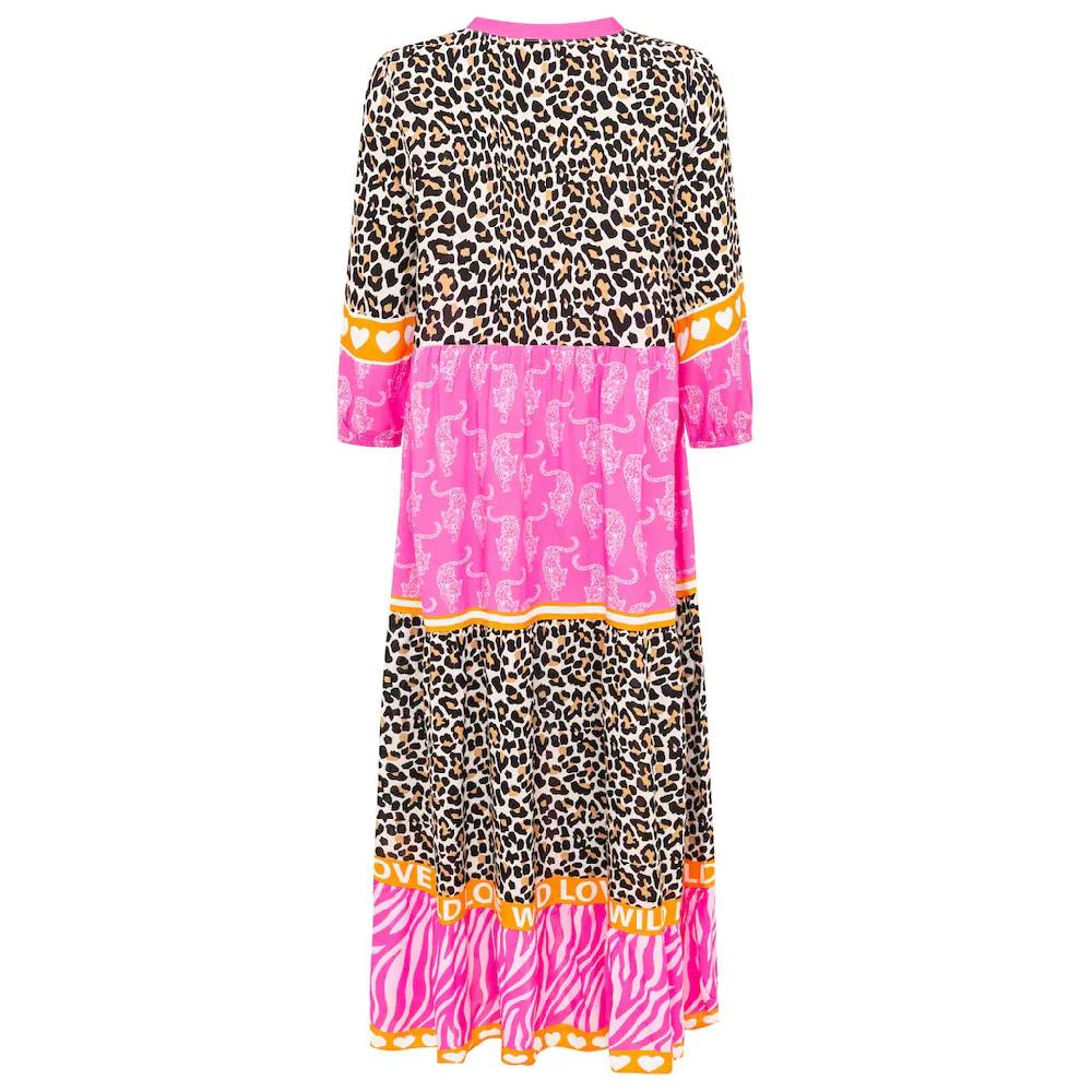 Zwillingsherz Maxikleid »"Wild Love"« Mit Leo Zebra Und Mustermix