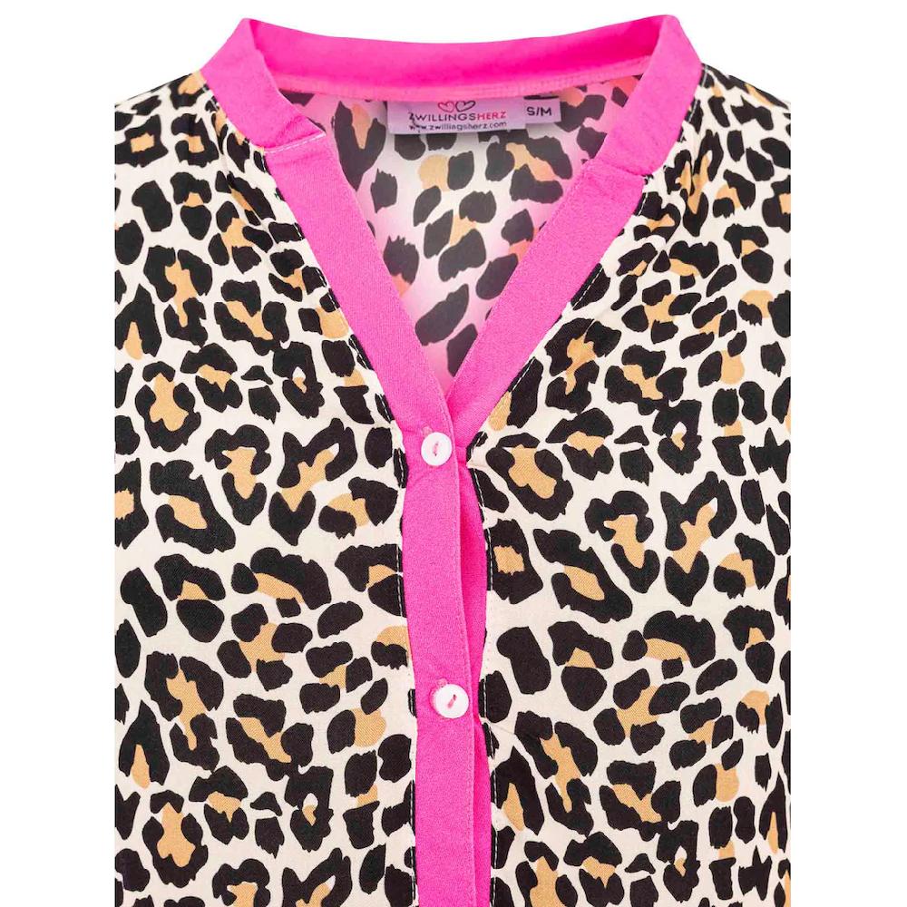 Zwillingsherz Maxikleid »"Wild Love"« Mit Leo Zebra Und Mustermix