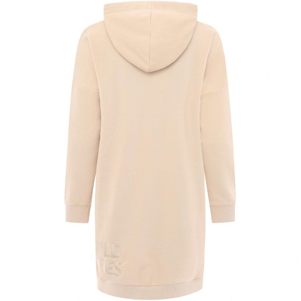Zwillingsherz Sweatkleid »"Wild Vibes"« Mit Praktischen Fronttaschen Und Leo-Kordel