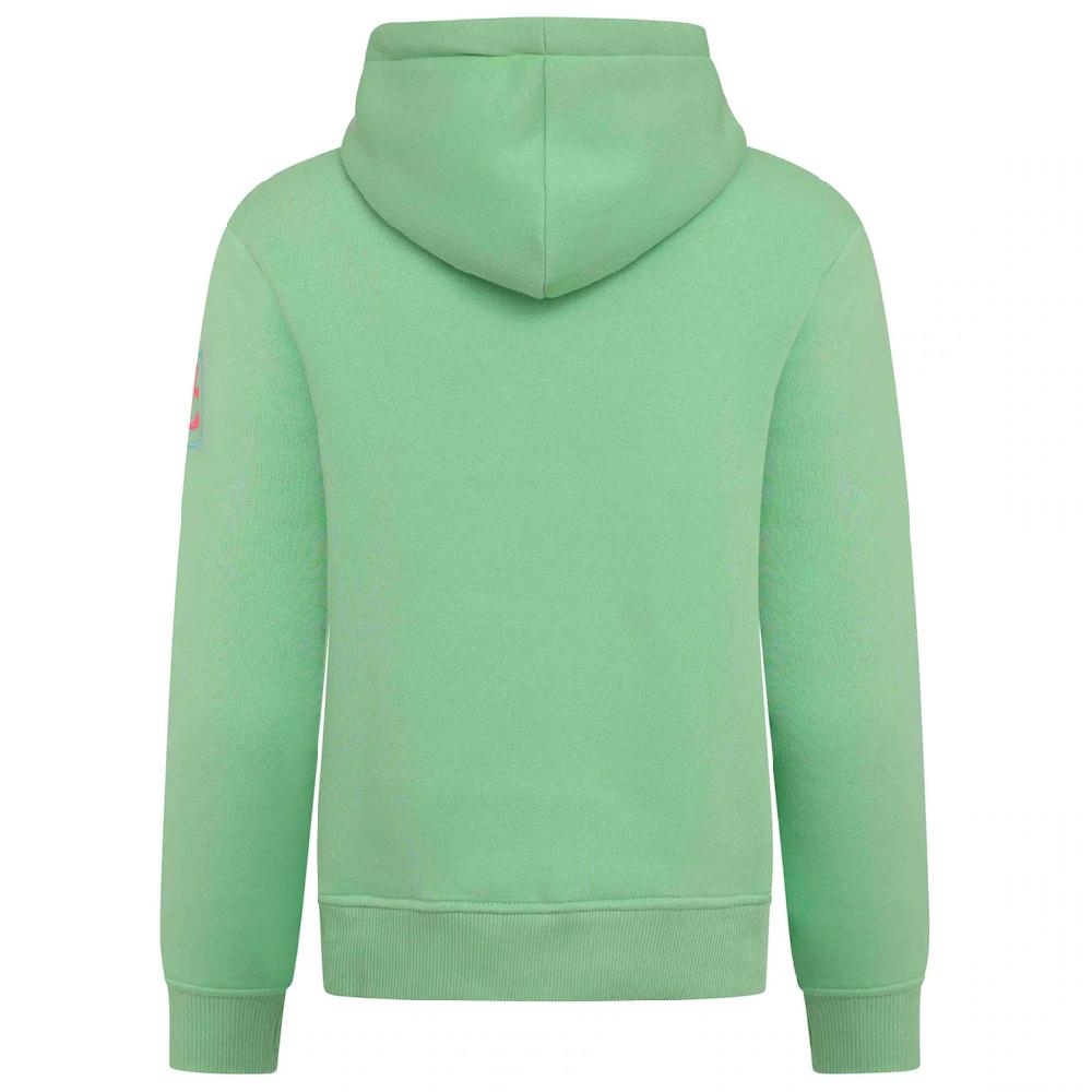 Zwillingsherz Sweatshirt Mit Aufgesticktem „Moin“-Schriftzug In Neonfarben