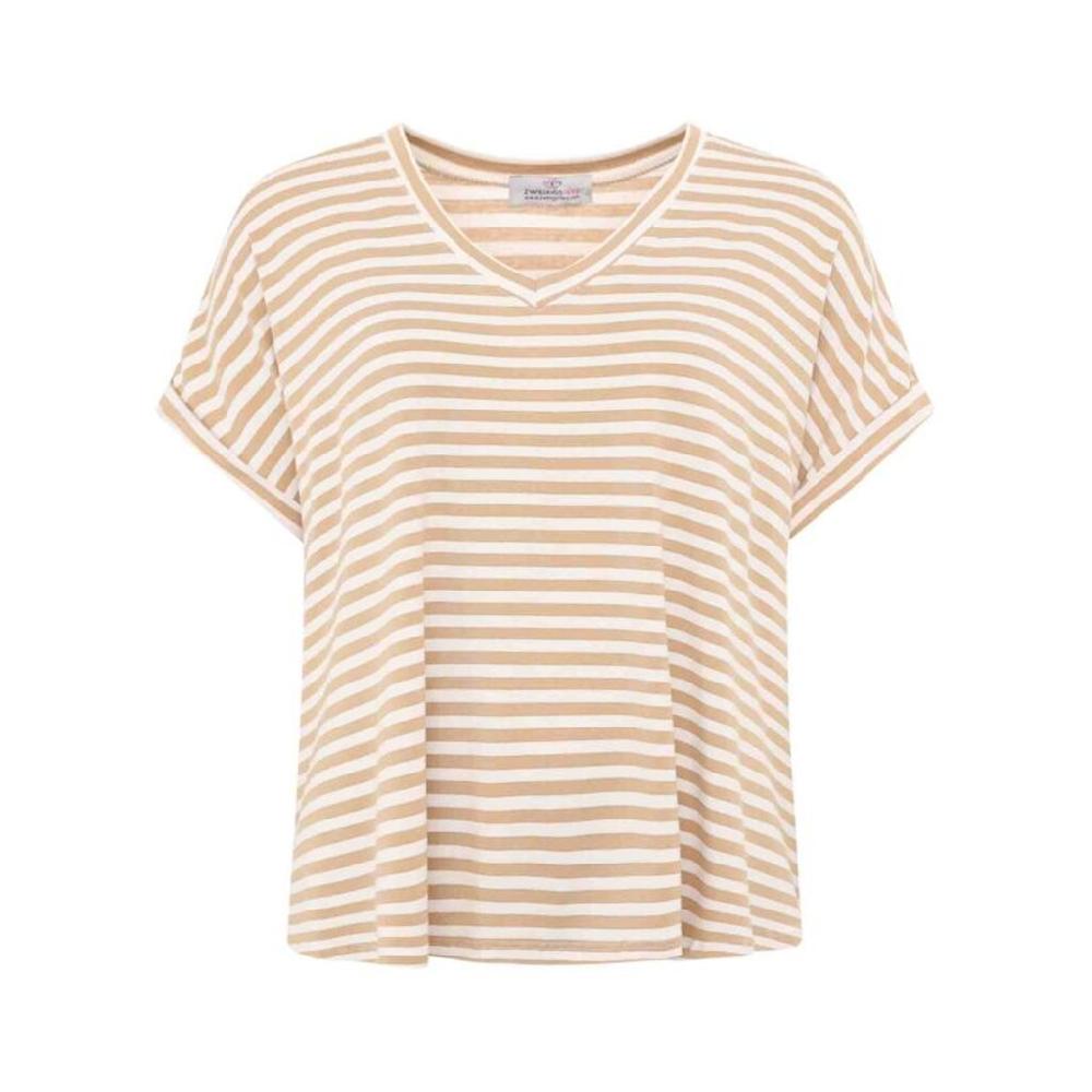 Zwillingsherz T-Shirt »"Maritime Streifen"« Mit Hohem Viskoseanteil