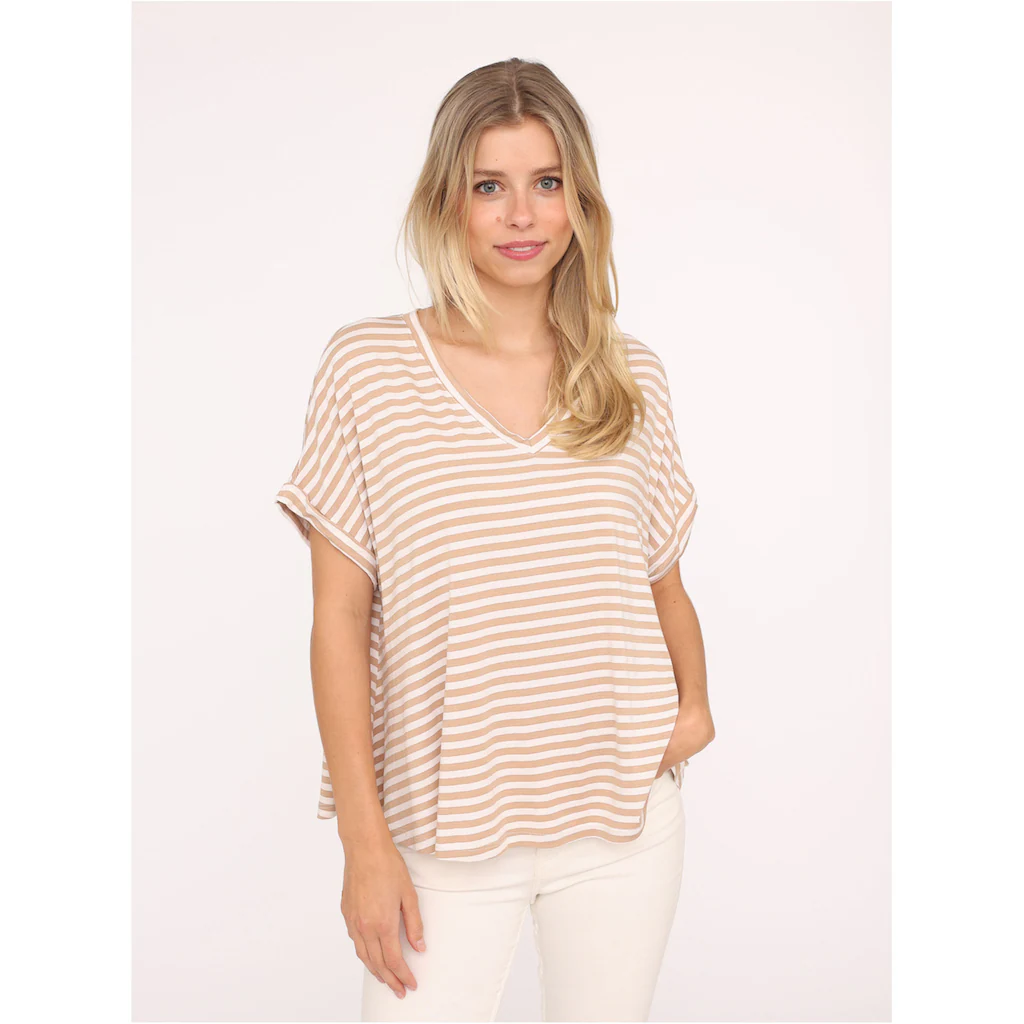 Zwillingsherz T-Shirt »"Maritime Streifen"« mit hohem Viskoseanteil