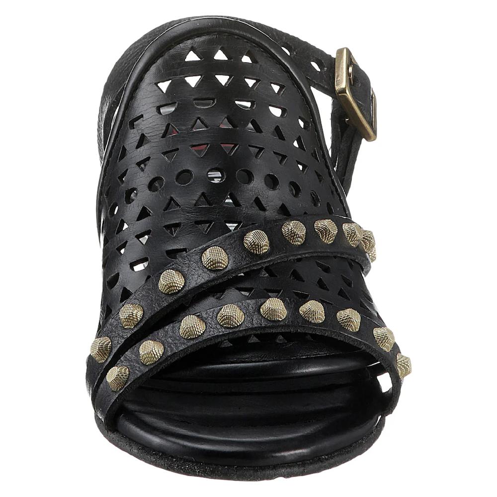 A.S.98 Pantolette »ALIS« Sommerschuh Schlappen Mit Coolen Cut Outs Und Nieten