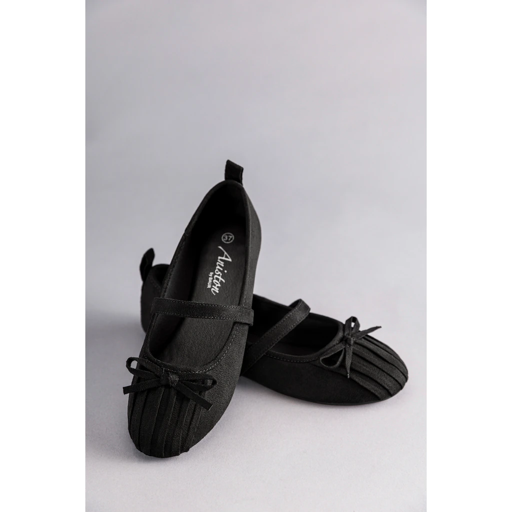 Aniston SHOES Ballerina Riemchenballerina Schlupfschuh Loafer Slipper - NEUE KOLLEKTION