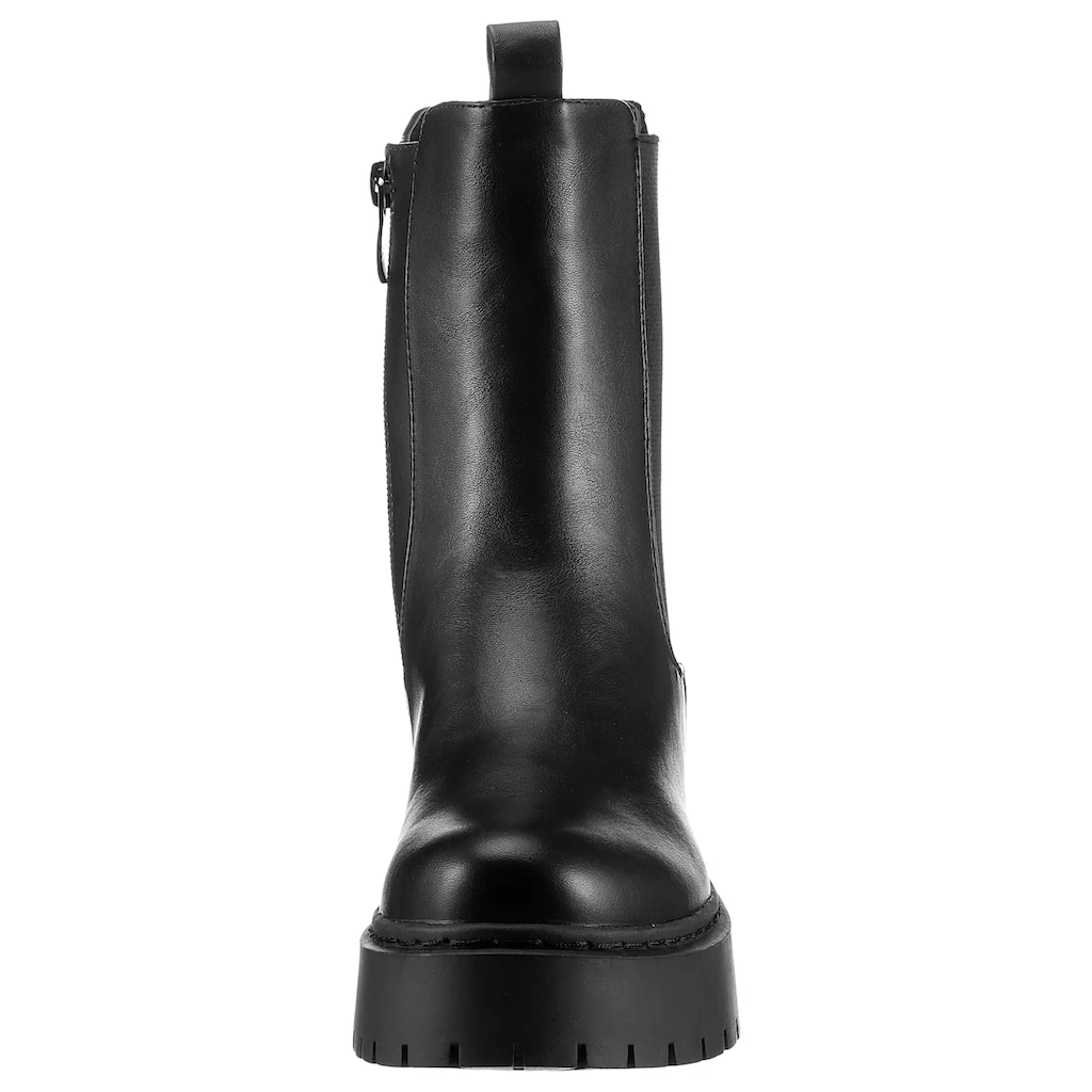 Aniston SHOES Chelseaboots Schlupfboots Plateaustiefelette Mit Glitzersteine - NEUE KOLLEKTION Bestellen