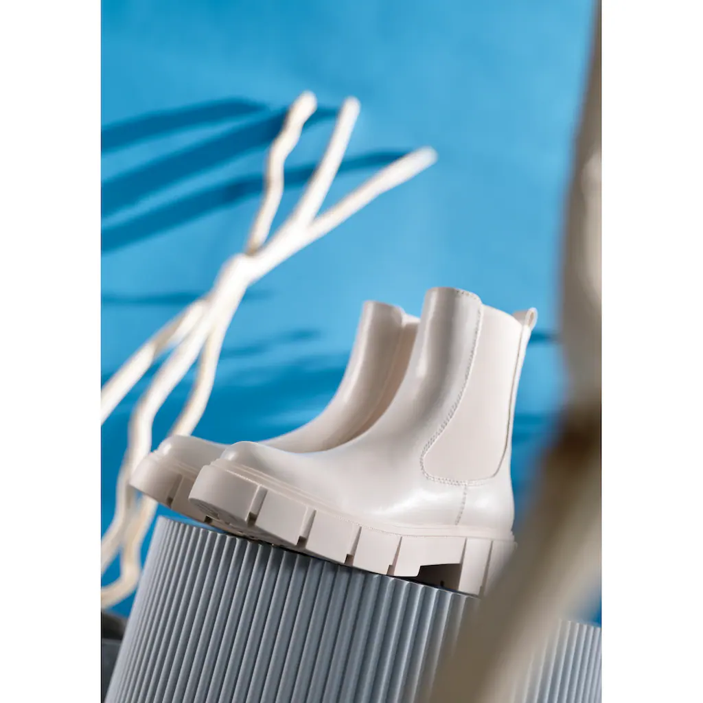 Aniston SHOES Chelseaboots Schlupfboots Stiefelette Mit Stretcheinsätze - NEUE KOLLEKTION ▷ Für