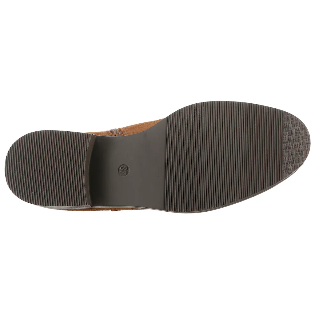 Aniston SHOES Chelseaboots Stiefelette Blockabsatz Mit Breitem Stretch - NEUE KOLLEKTION Online Kaufen