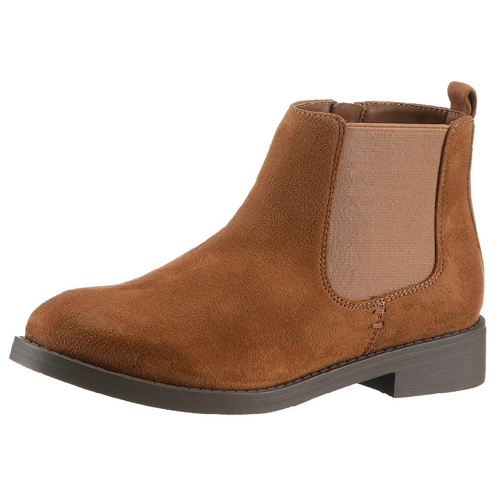 Aniston SHOES Chelseaboots Stiefelette Blockabsatz mit breitem Stretch - NEUE KOLLEKTION online kaufen