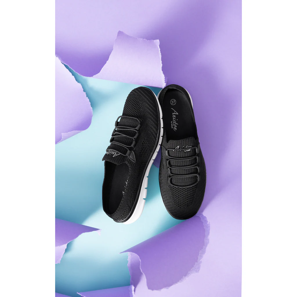 Aniston SHOES Clog Freizeitschuh Barfußschuh Slip-on Sneaker - NEUE KOLLEKTION