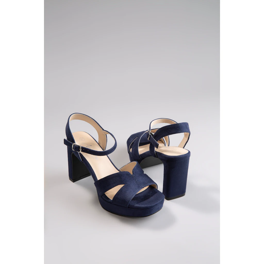 Aniston SHOES High-Heel-Sandalette Sommerschuh Abendsanale Plateau - NEUE KOLLEKTION