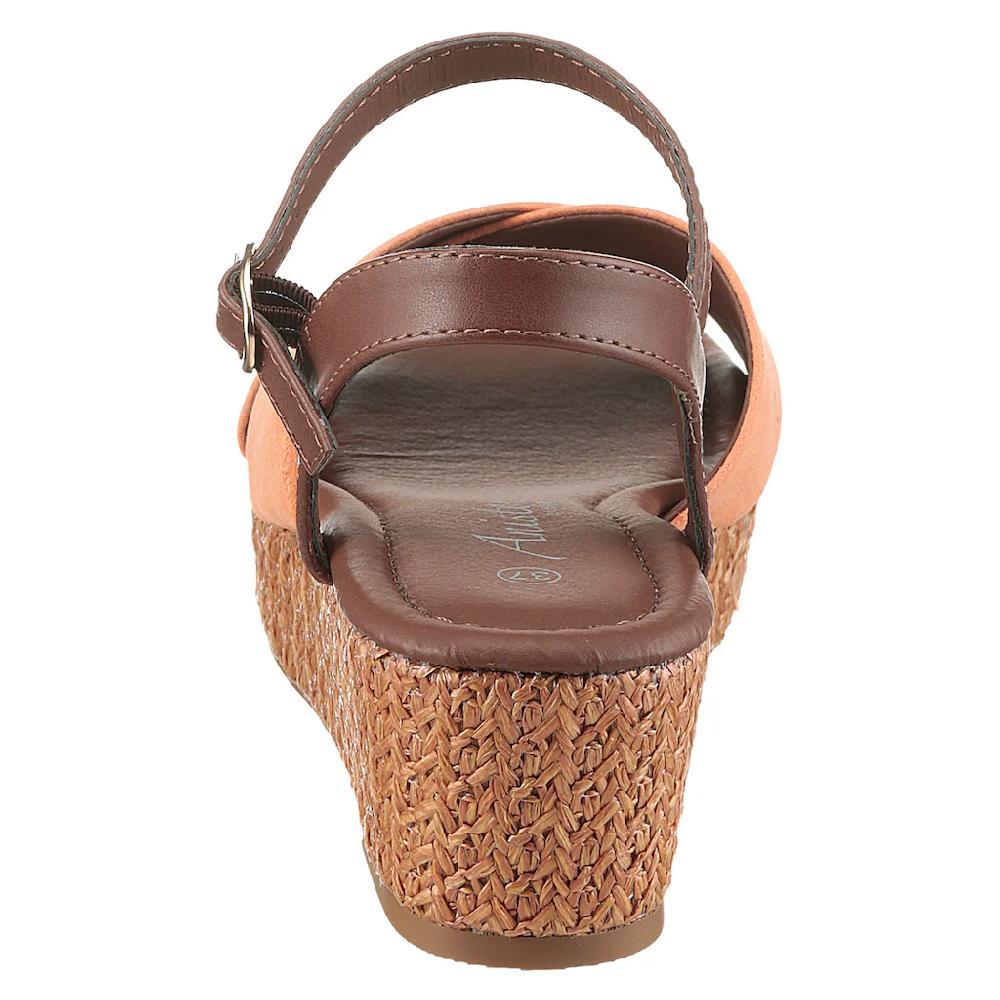 Aniston SHOES Keilsandalette Sommerschuh Riemchensandale Keilabsatz - NEUE KOLLEKTION