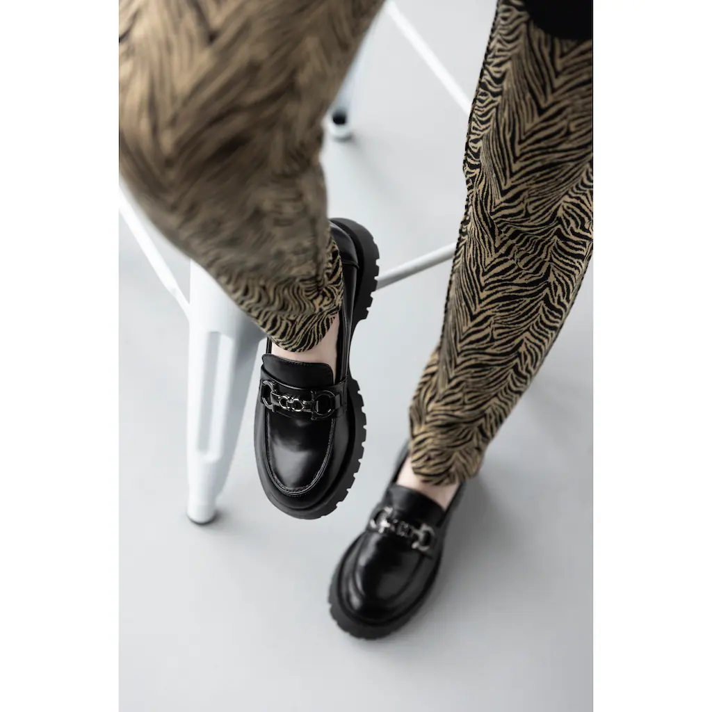 Aniston SHOES Loafer Slipper Halbschuh Mit Bequemweite G (=weit) - NEUE KOLLEKTION