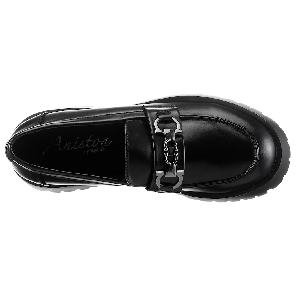Aniston SHOES Loafer Slipper Halbschuh Mit Bequemweite G (=weit) - NEUE KOLLEKTION