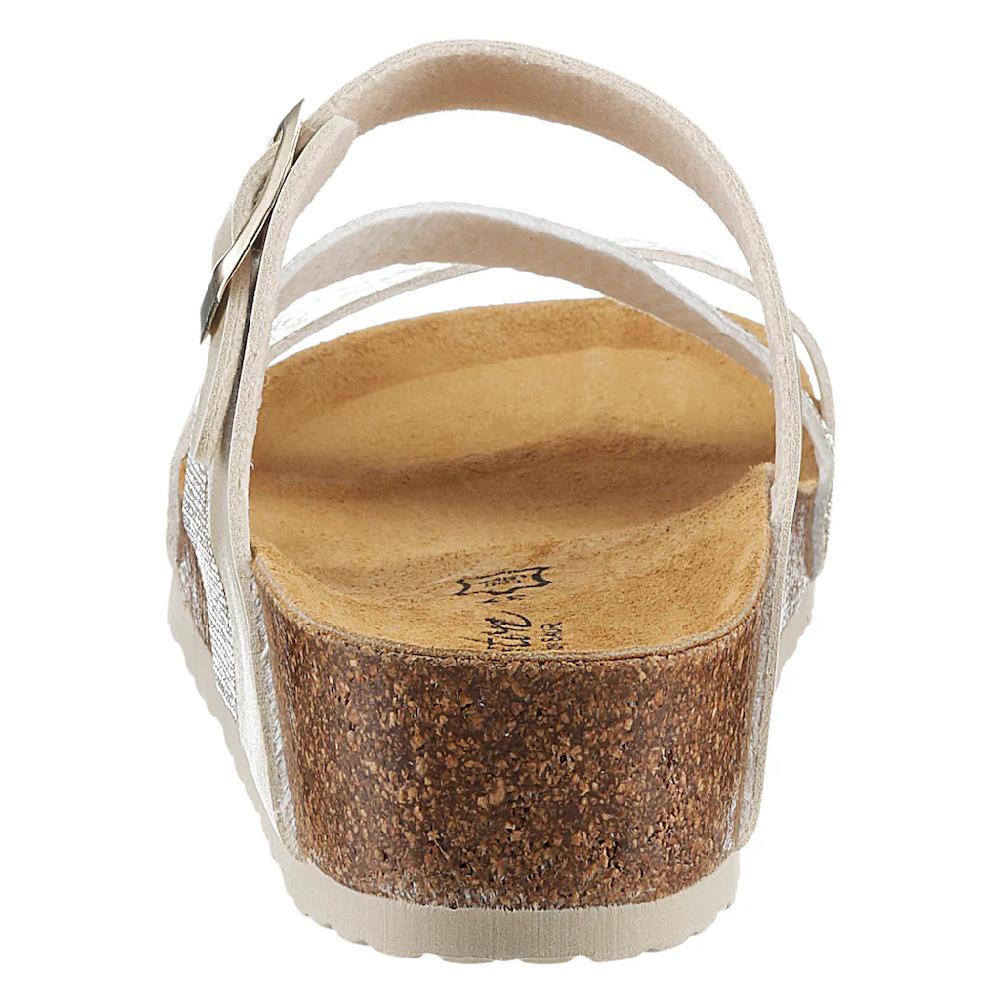 Aniston SHOES Pantolette Keilabsatz Sommerschuh Schlappen Mit Schnallenverschluss