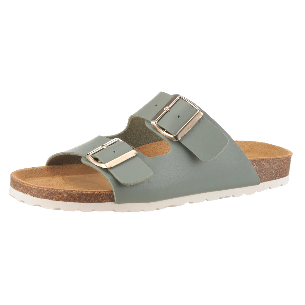 Aniston SHOES Pantolette Sommerschuh Hausschuh Strandschuh Fußbett - NEUE KOLLEKTION