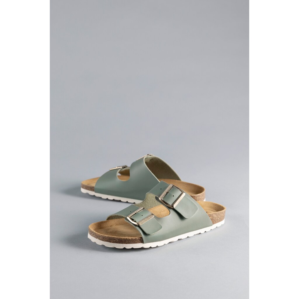 Aniston SHOES Pantolette Sommerschuh Hausschuh Strandschuh Fußbett - NEUE KOLLEKTION