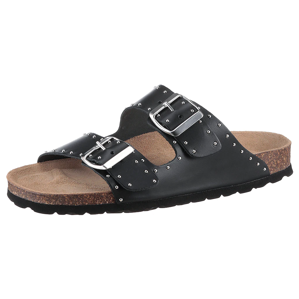 Aniston SHOES Pantolette Sommerschuh Strandschuh Nieten - NEUE KOLLEKTION