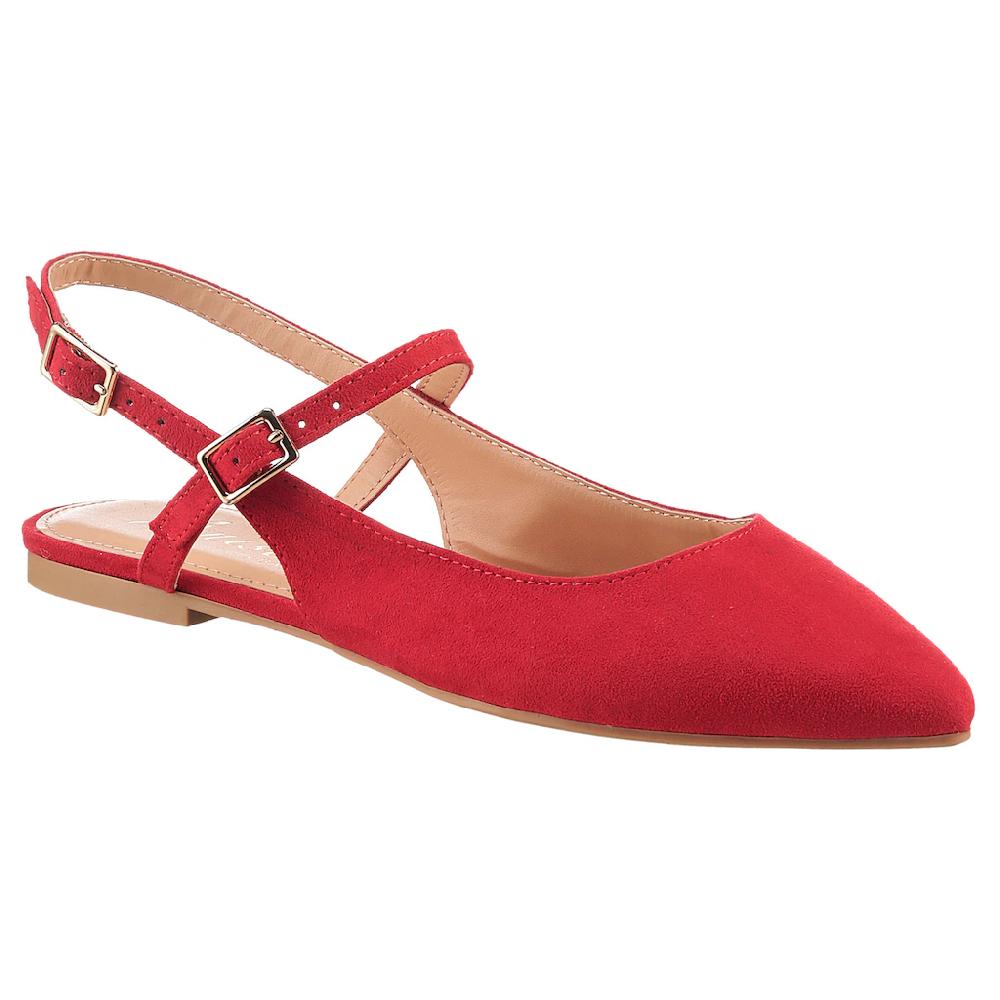 Aniston SHOES Slingpumps Flat Sommerschuh Riemchensandale - Neue KOLLEKTION Bestellen