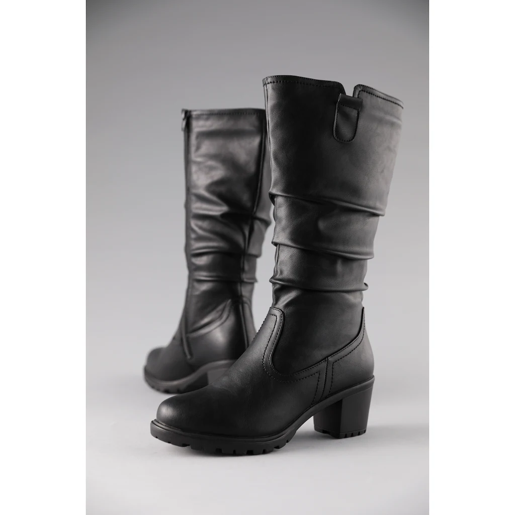 Aniston SHOES Stiefel Mit Slouchy Schaft Mit Raffungen - NEUE KOLLEKTION Bestellen