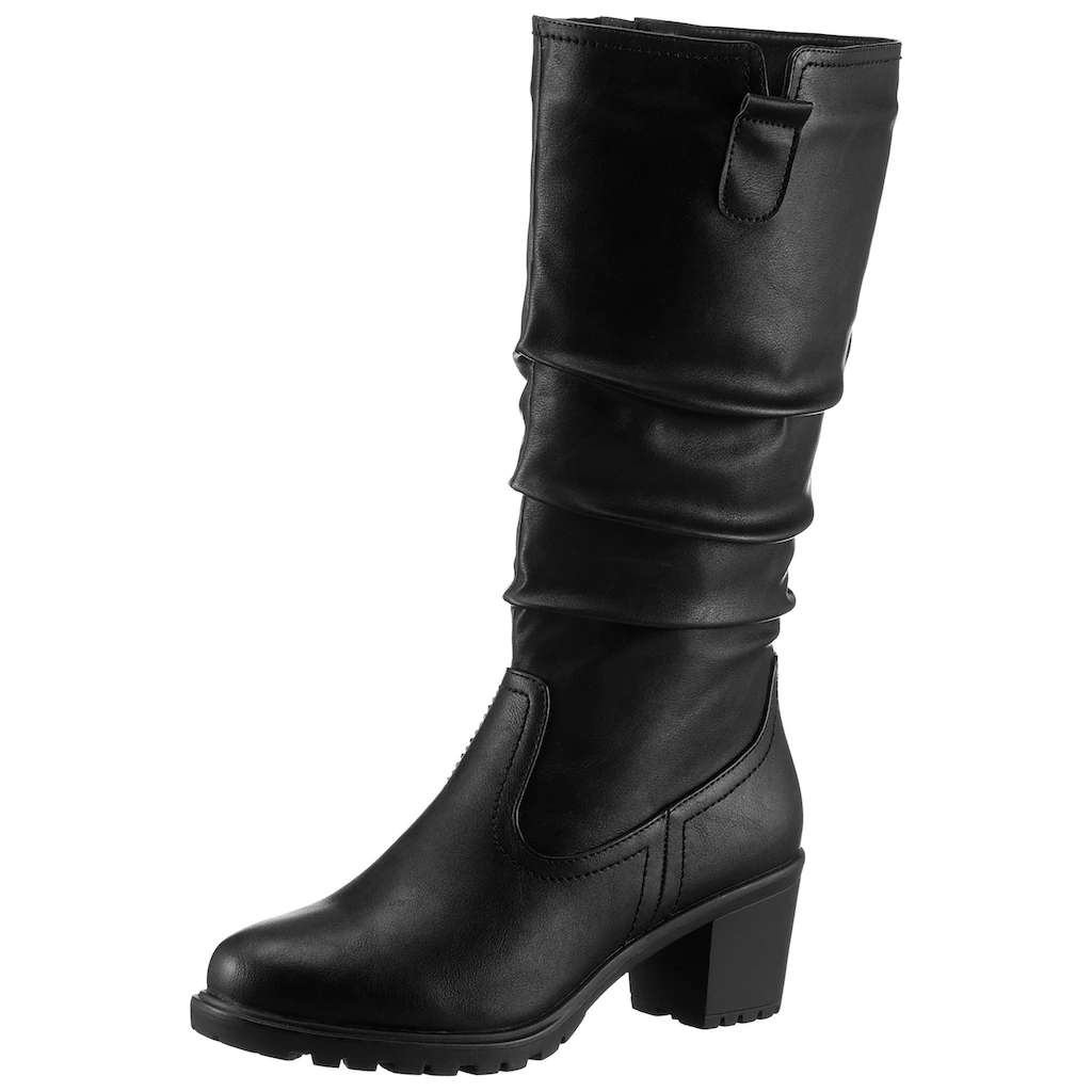 Aniston SHOES Stiefel mit slouchy Schaft mit Raffungen - NEUE KOLLEKTION bestellen