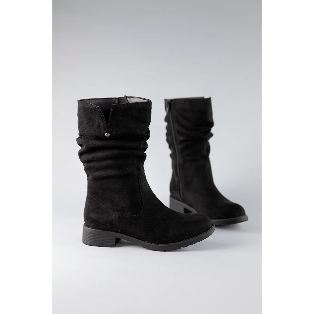 Aniston SHOES Stiefel Stiefelette Mit Slouchy Schaft - NEUE KOLLEKTION ▷ Für