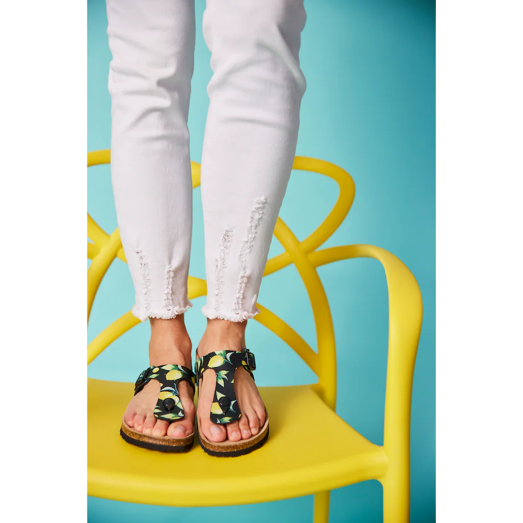 Aniston SHOES Zehentrenner Sommerschuh Strandschuh Urlaubschuh - NEUE KOLLEKTION