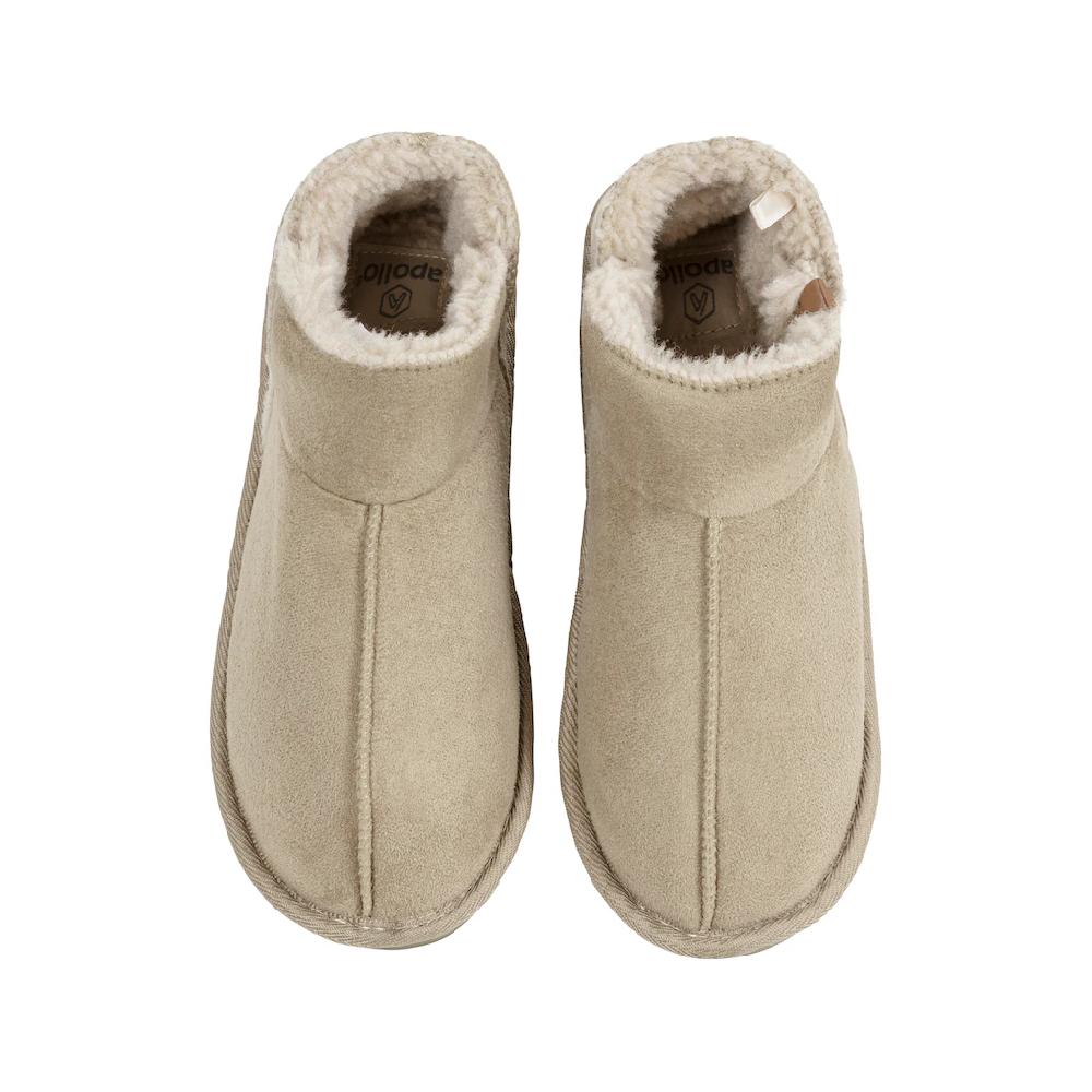 Apollo Hausschuh »LADIES HOME BOOTS SUEDE« Mit Logoprägung Online Bestellen