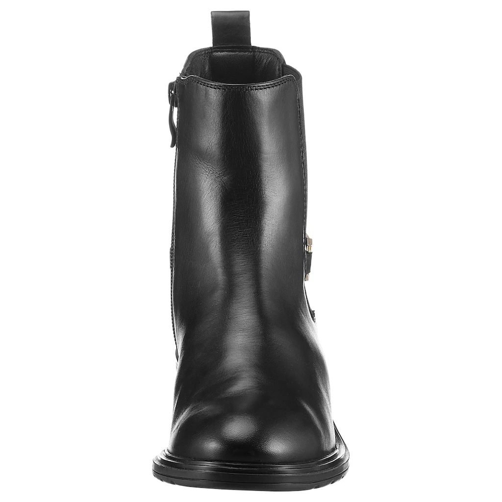 Ara Chelseaboots »PARKER« Stiefelette Blockabsatz In Bequemer Schuhweite G = Weit