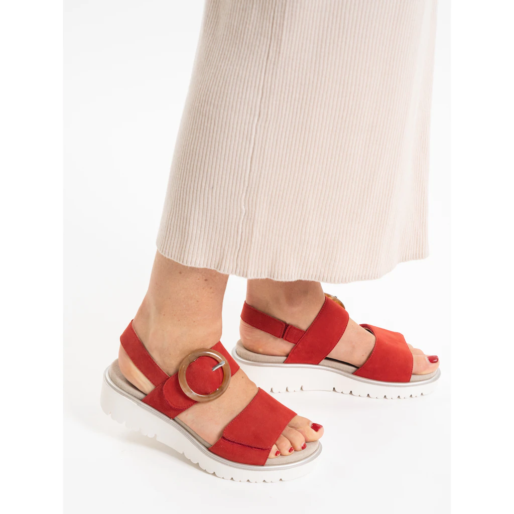 Ara Plateausandaletten »BILBAO« Sommerschuh Sandale Plateauabsatz Mit Wechselfußbett G-Weite