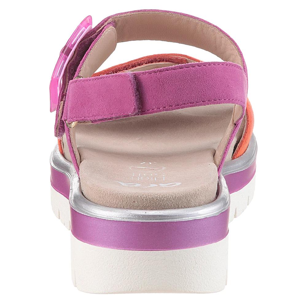 Ara Plateausandaletten »MALAGA« Plateausandale Klettschuh In Bequemweite G (= Weit)