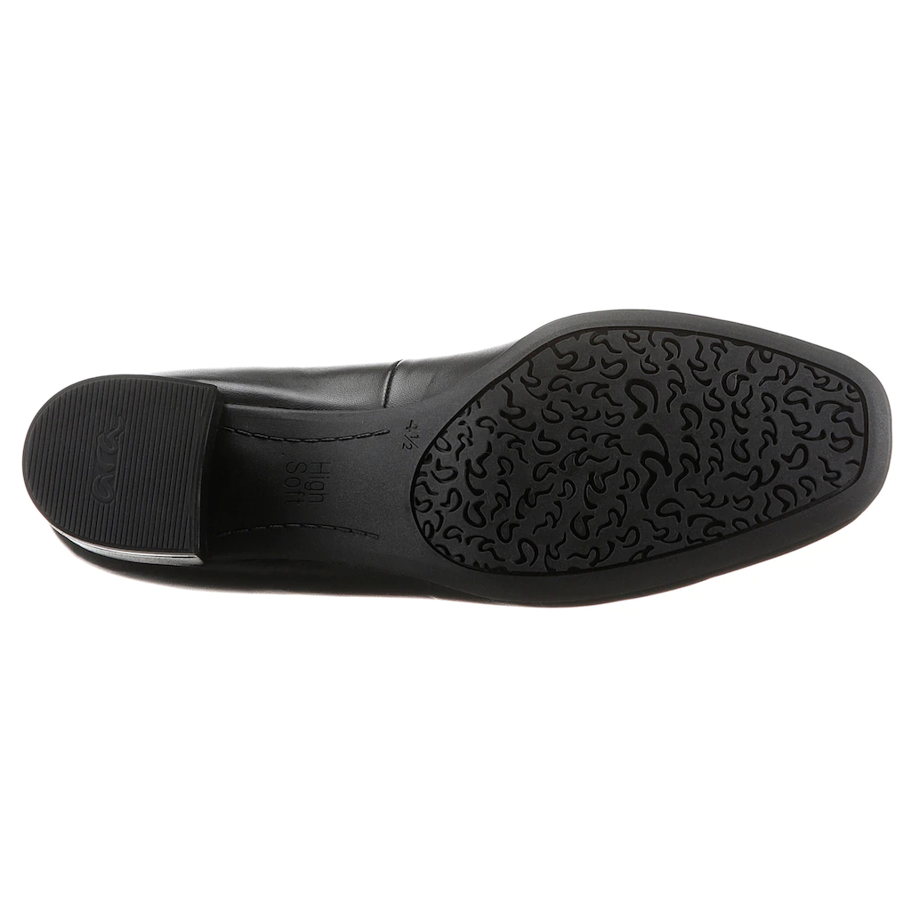 Ara Pumps »GRAZ« Abendschuh Festtagsschuh Blockabsatz Glänzendes Detail Am Absatz ▷ Für