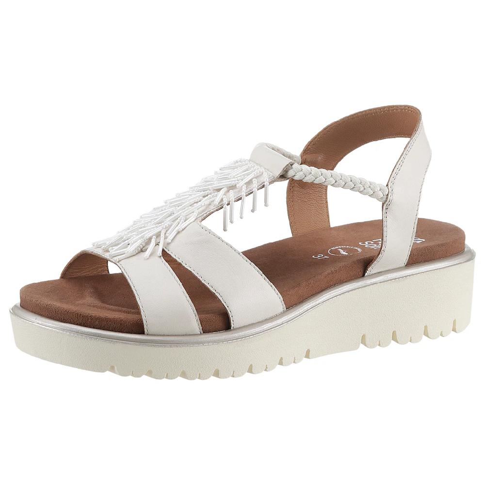 Ara Riemchensandale »BILBAO« Sommerschuh Sandalette Keilabsatz mit hübscher Verzierung kaufen