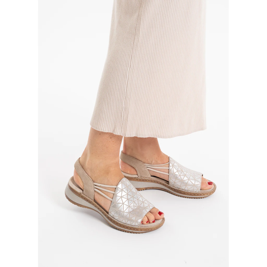 Ara Riemchensandale »HAWAII« Sommerschuh Sandalette Keilabsatz Mit Stretch-Bänder G-Weite ▷ Für