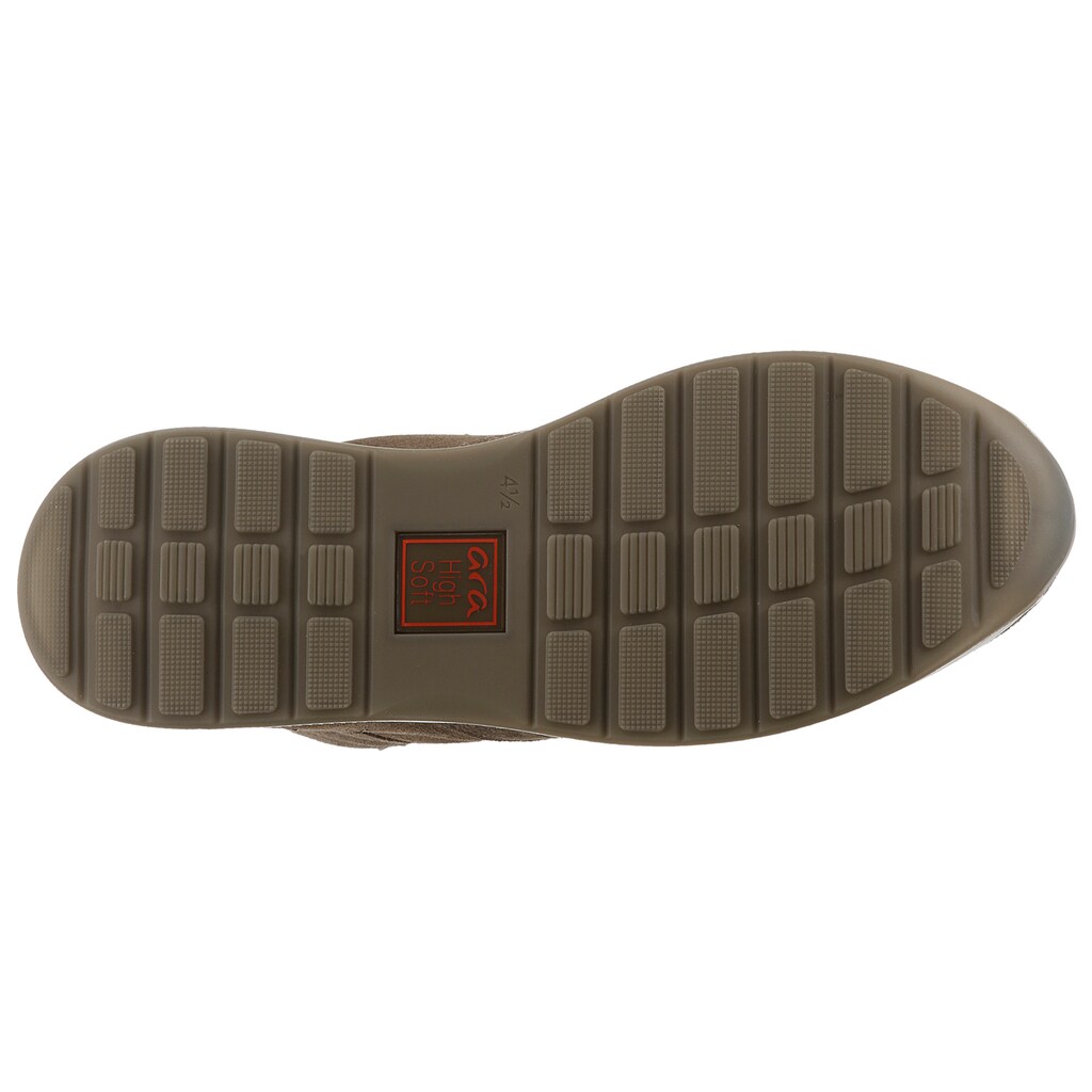 Ara Schnürboots »OSAKA« High Top Sneaker Stiefelette Bequemschuh In Komfortweite H Online Kaufen