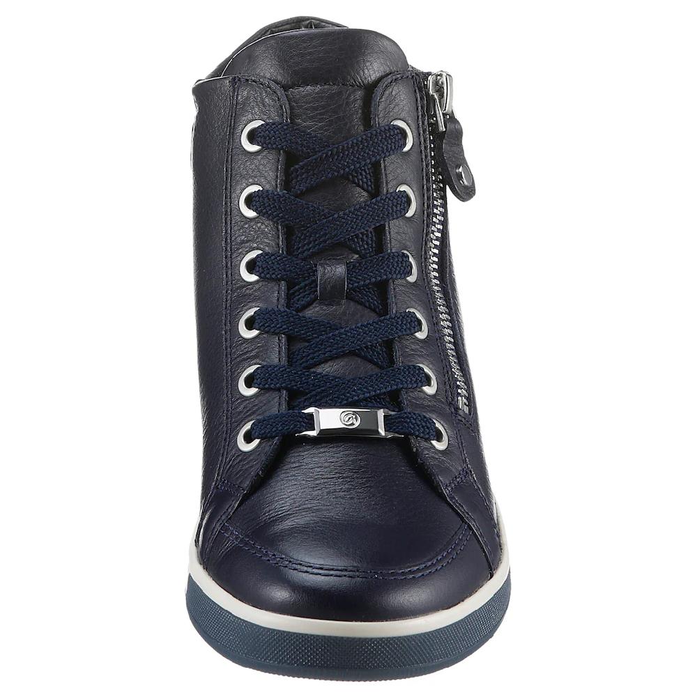 Ara Schnürboots »ROM« Keilabsatz High Top-Sneaker Freizeitschuh In Schuhweite G = Weit Online Kaufen