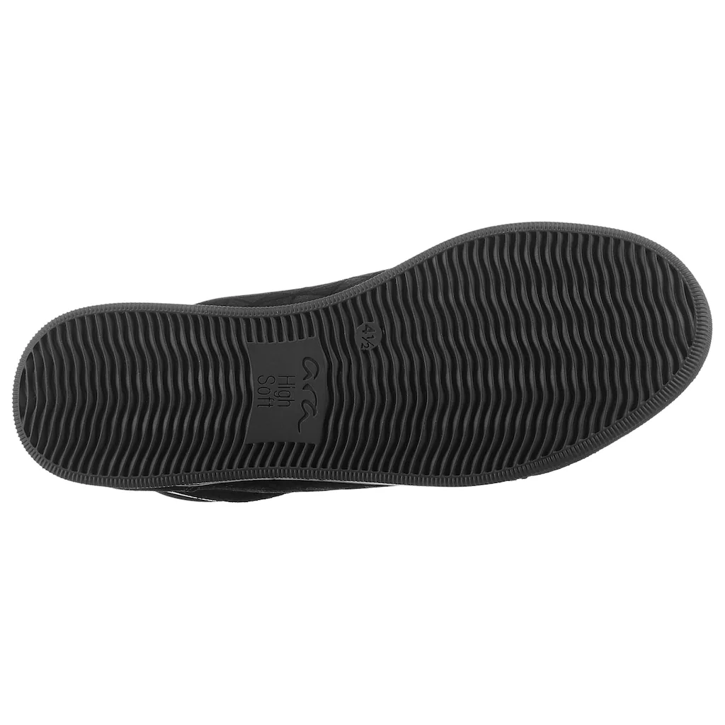 Ara Sneaker »ROM« Freizeitschuh Schnürboots Mit Schaftrandpolsterung G-Weite Online Kaufen