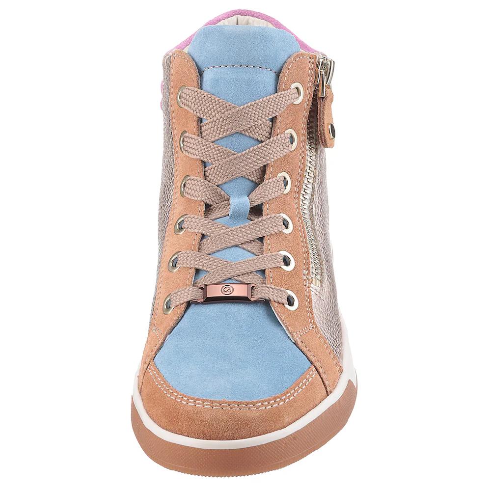 Ara Sneaker »ROM« High Top Sneaker Schnürboots Mit Reißverschluss