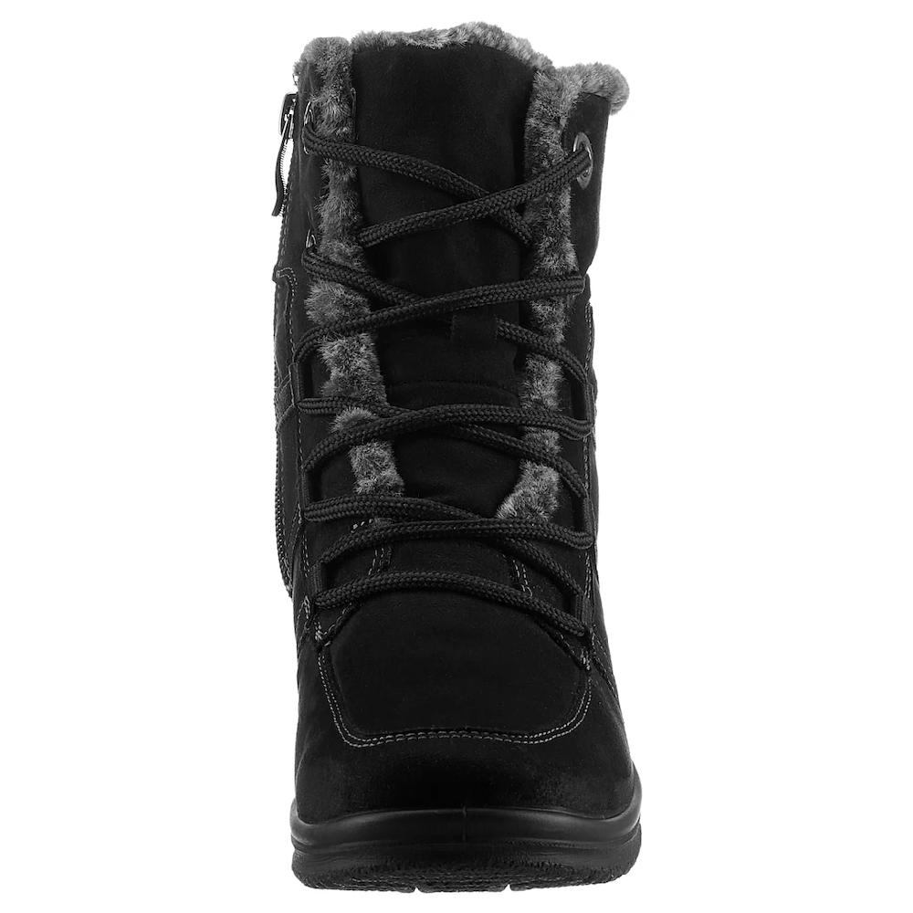 Ara Winterboots »MÜNCHEN« Schnürboots Winterstiefelette In Komfortweite H = Sehr Weit Online Bestellen