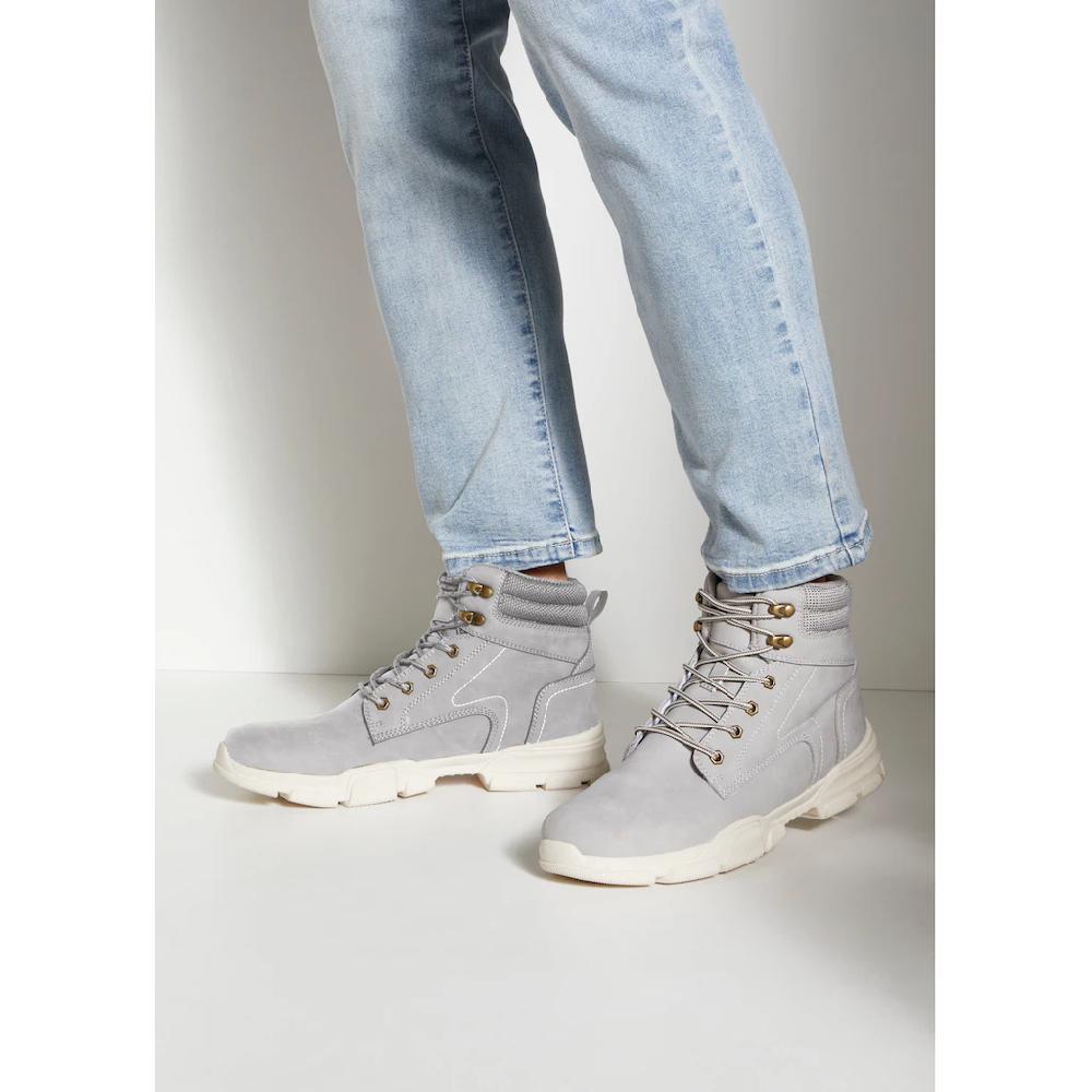 AUTHENTIC LE JOGGER Schnürboots Schnürstiefelette Wanderschuhe Outdoorstiefel Mit Profilsohle VEGAN Kaufen