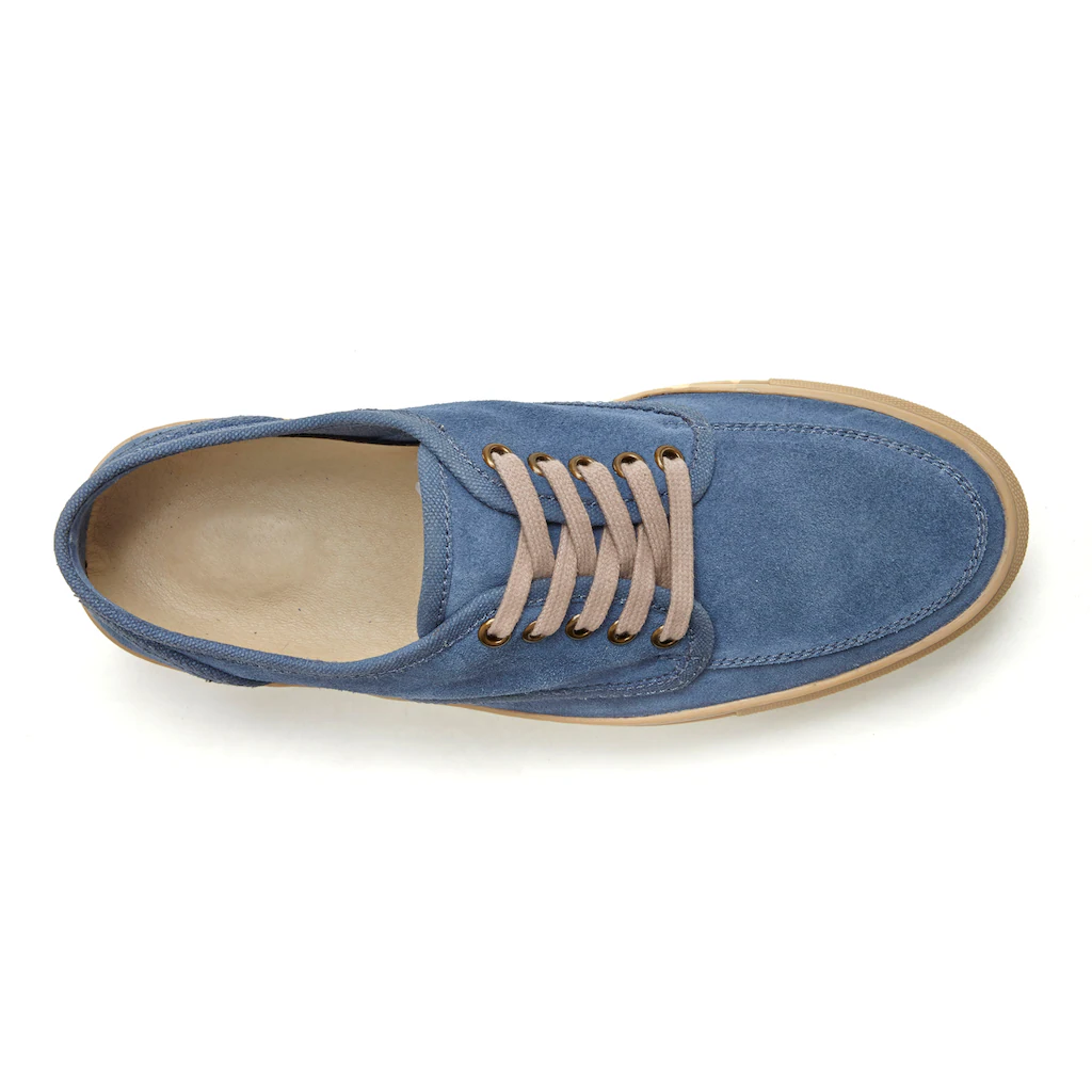 AUTHENTIC LE JOGGER Schnürschuh Sneaker Schnürhalbschuh Freizeitschuh Weiches Leder Und Baumwolle ▷ Für