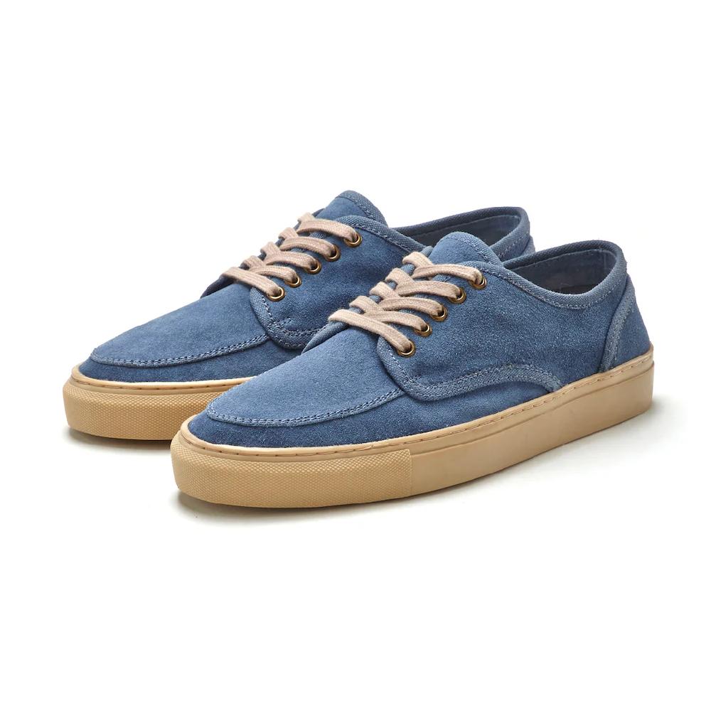 AUTHENTIC LE JOGGER Schnürschuh Sneaker Schnürhalbschuh Freizeitschuh weiches Leder und Baumwolle ▷ für