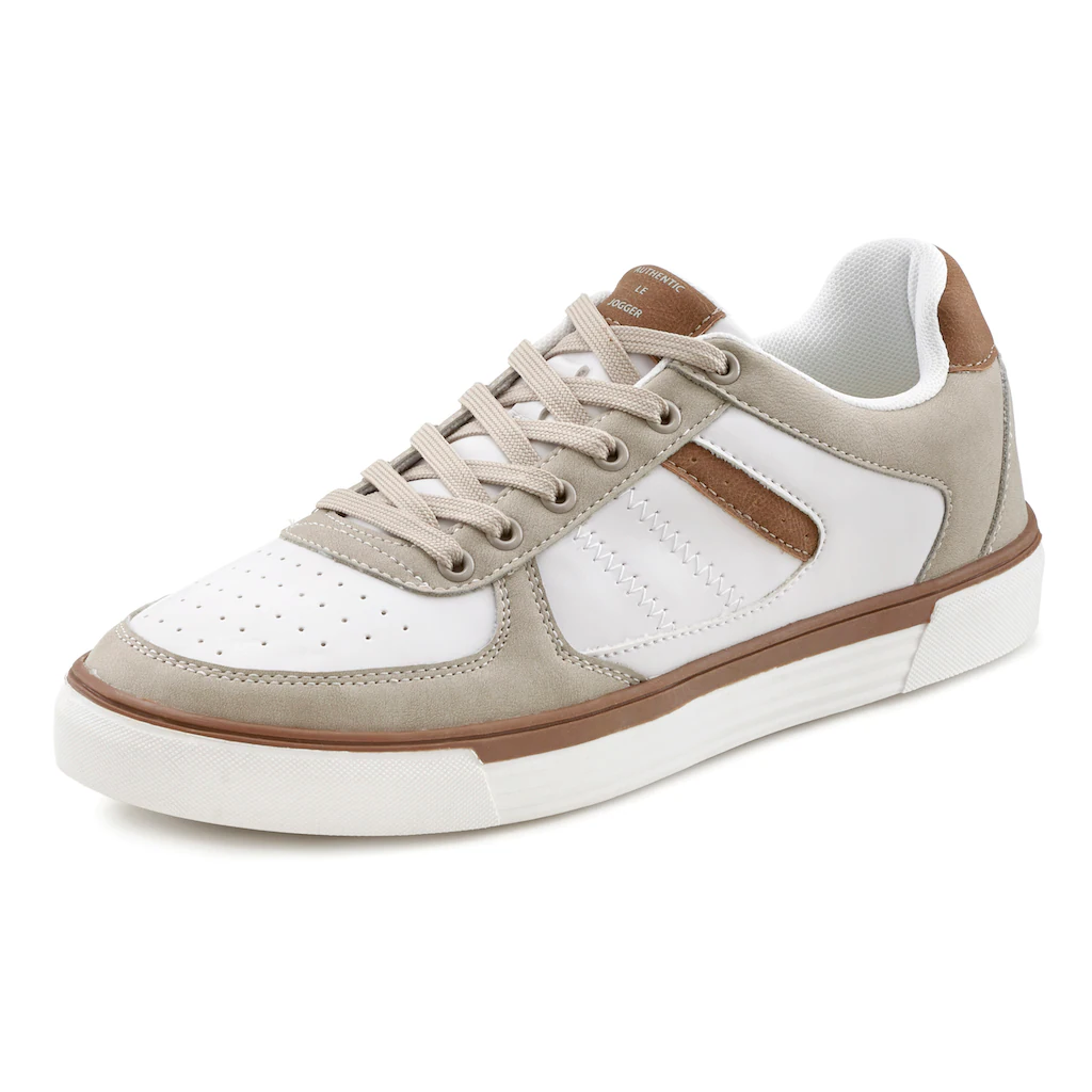 AUTHENTIC LE JOGGER Sneaker Mit Farb- & Materialmix Schnürhalbschuhe Freizeitschuhe VEGAN Online Bestellen