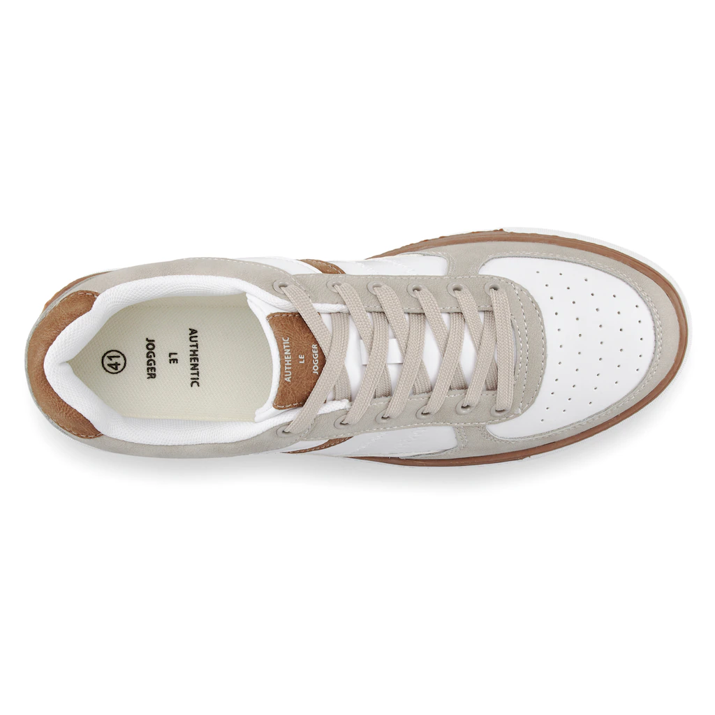 AUTHENTIC LE JOGGER Sneaker Mit Farb- & Materialmix Schnürhalbschuhe Freizeitschuhe VEGAN Online Bestellen